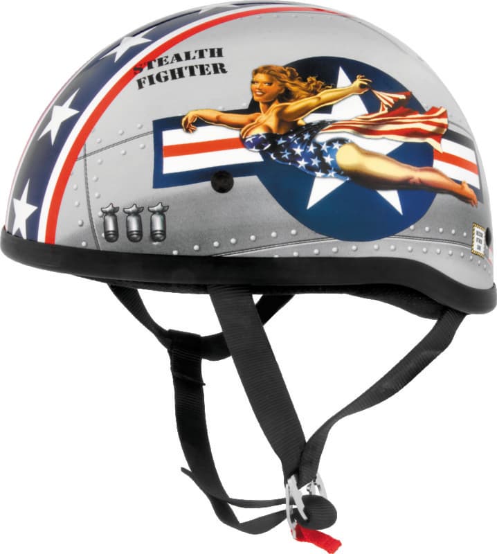 Bikers Choice Original Bomber Pinup Helmet