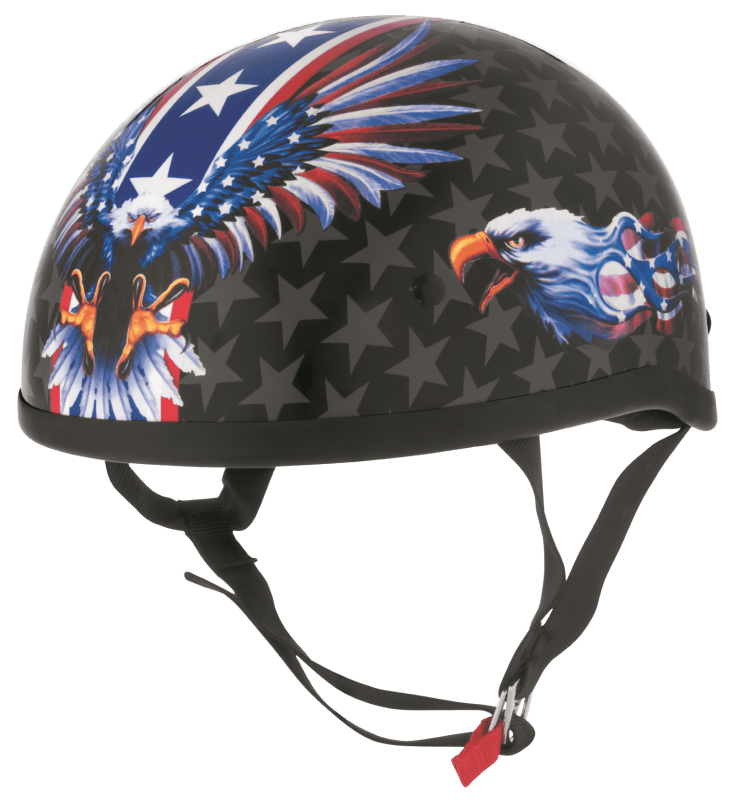 Bikers Choice Original US Flame Eagle Helmet