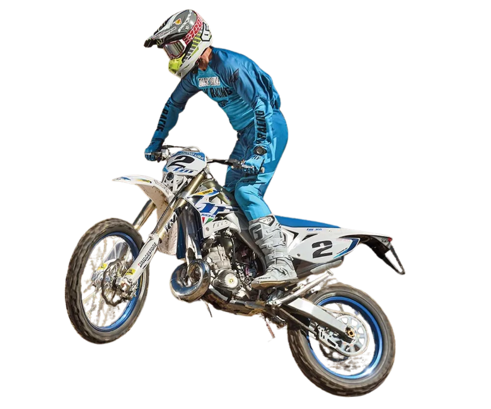 A TM Racing machine doing exactly what the grade sheet said it would