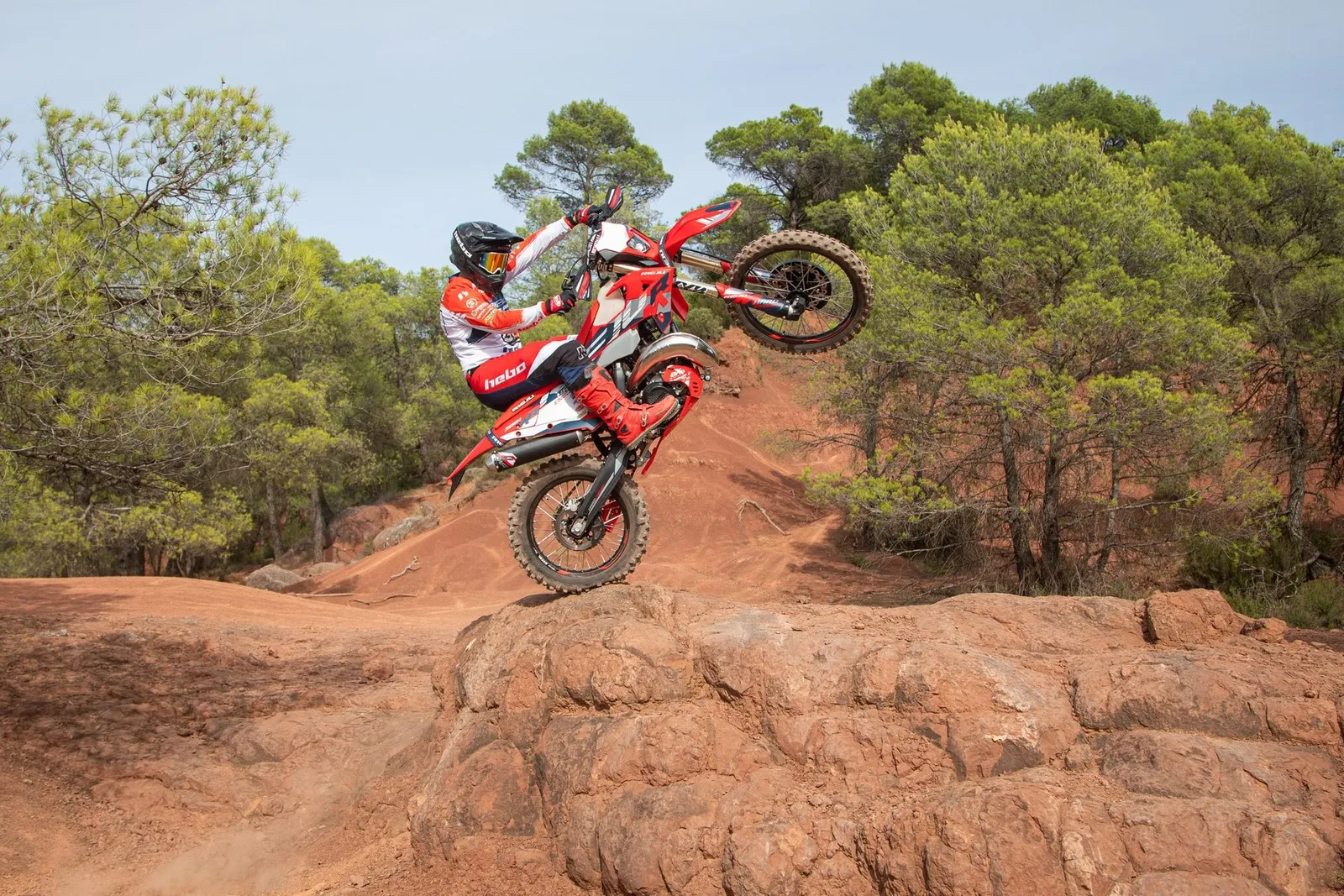 Off the ledge.