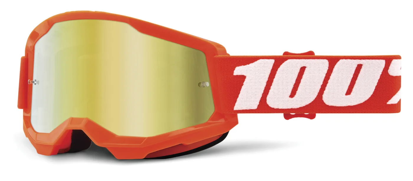 Neon Orange Mirror Gold